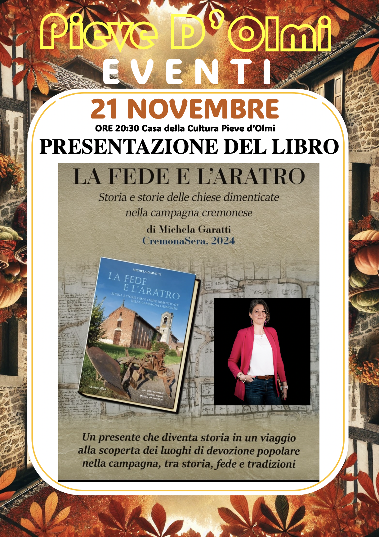 Presentazione del libro "La Fede e l'Aratro" con Michela Garatti