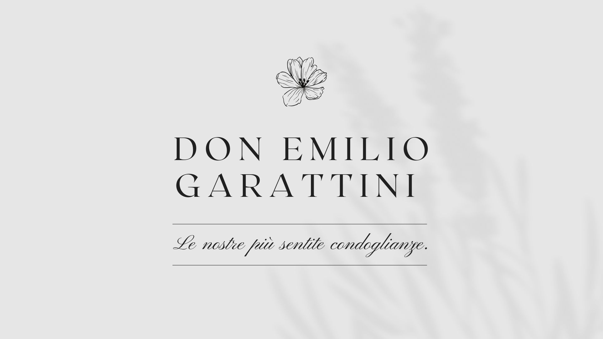 Cordoglio per la scomparsa di Don Emilio Garattini, parroco di Pieve d'Olmi