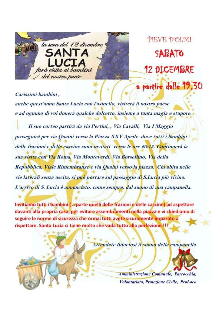 Santa lucia 2020