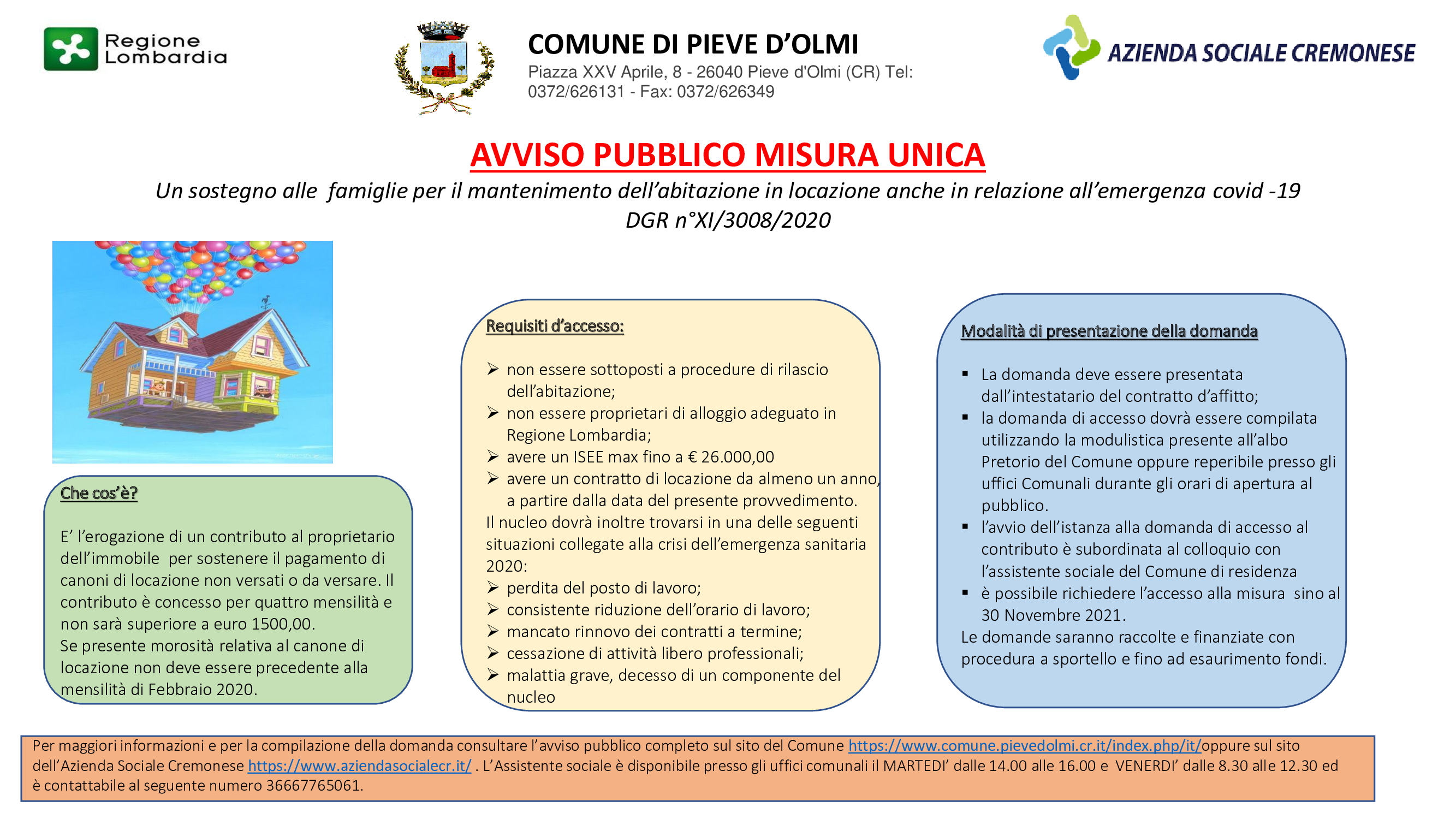 Riapertura Misura Unica 2020